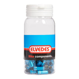 Embouts de câble en pot Elvedes 5,0 mm | aluminium | bleu | p50