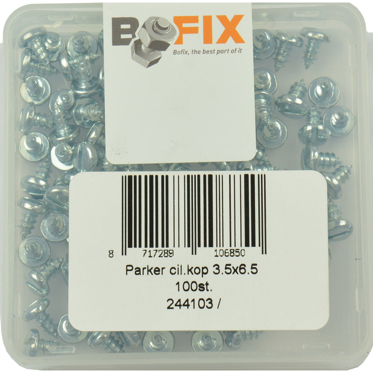 Bofix parker avec culasse 3.5-6.5 (100pcs)