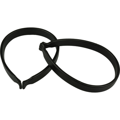 VWP jeu de pinces à pantalons PVC noir