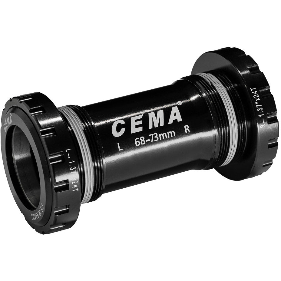 CEMA BRACKETAS BSA FSA386 ROTOR 30 mm en acier inoxydable noir