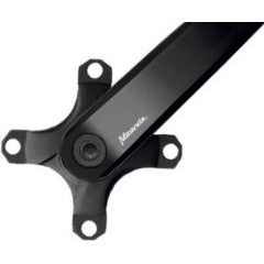 Miranda delta pédalier z leaf bcd104 gates, 170 mm, noir mat