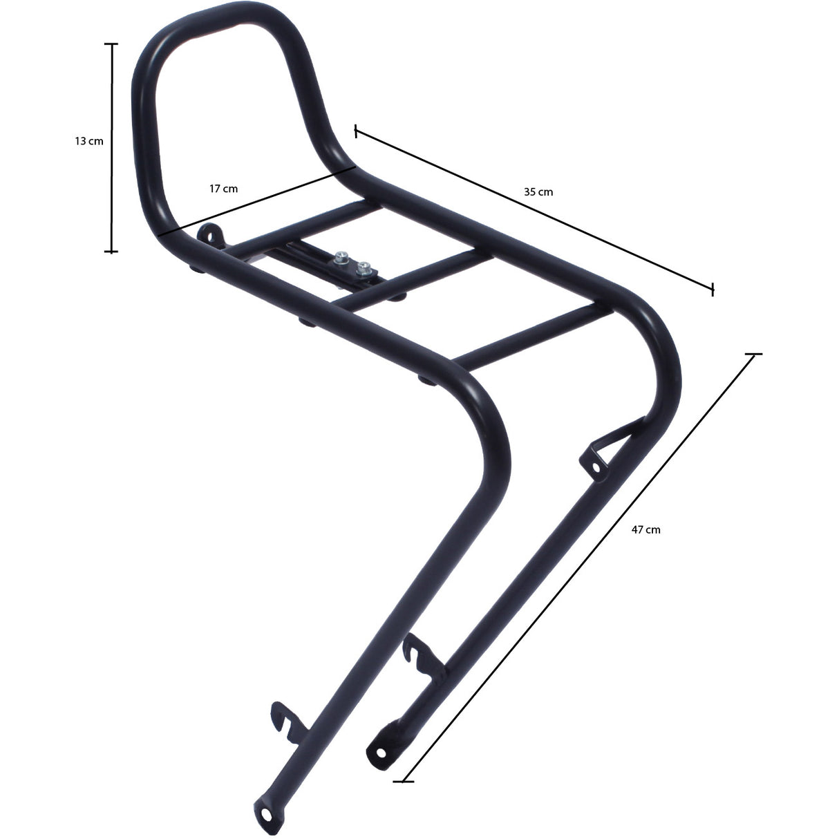 Carrier avant 28 STECO FLOW - Mat noir