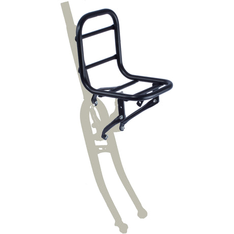 V-Brakemontage de porteuse avant 20 28 pouces en acier mat noir