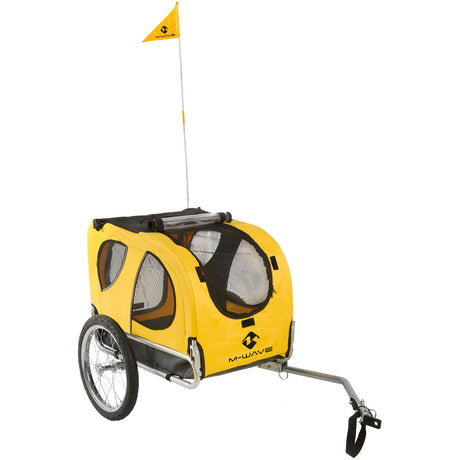 M-wave vélo chien chariot promenade pour animaux de compagnie chien remorque promenade pour animaux de compagnie 16 roues