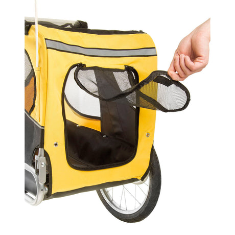 M-wave vélo chien chariot promenade pour animaux de compagnie chien remorque promenade pour animaux de compagnie 16 roues