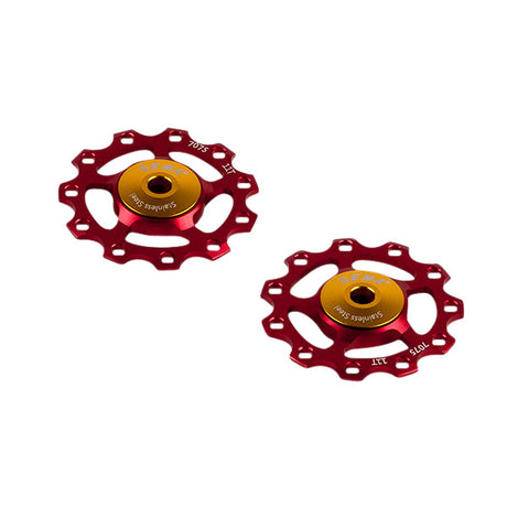 Cema deraaleur swies alu 9 10 11v rvs rouge