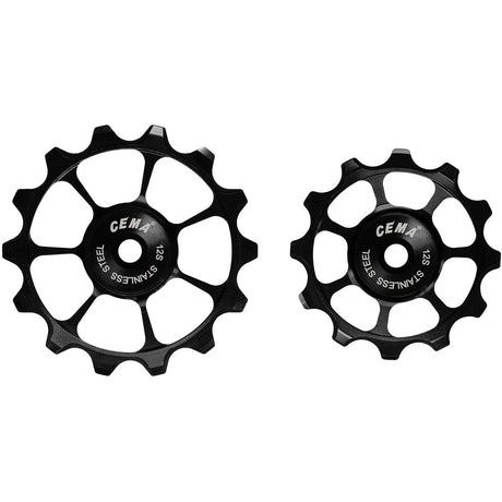 Cema deraaleur swies shimano en acier inoxydable 12v noir