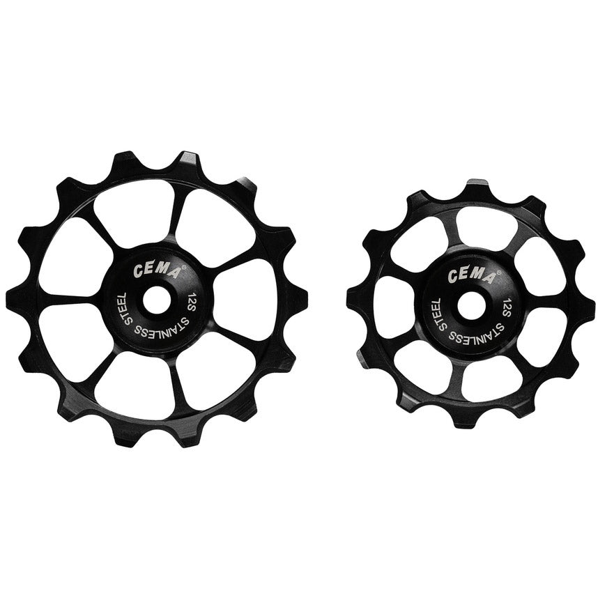 Cema deraaleur swies en acier inoxydable sram haches 12v noir