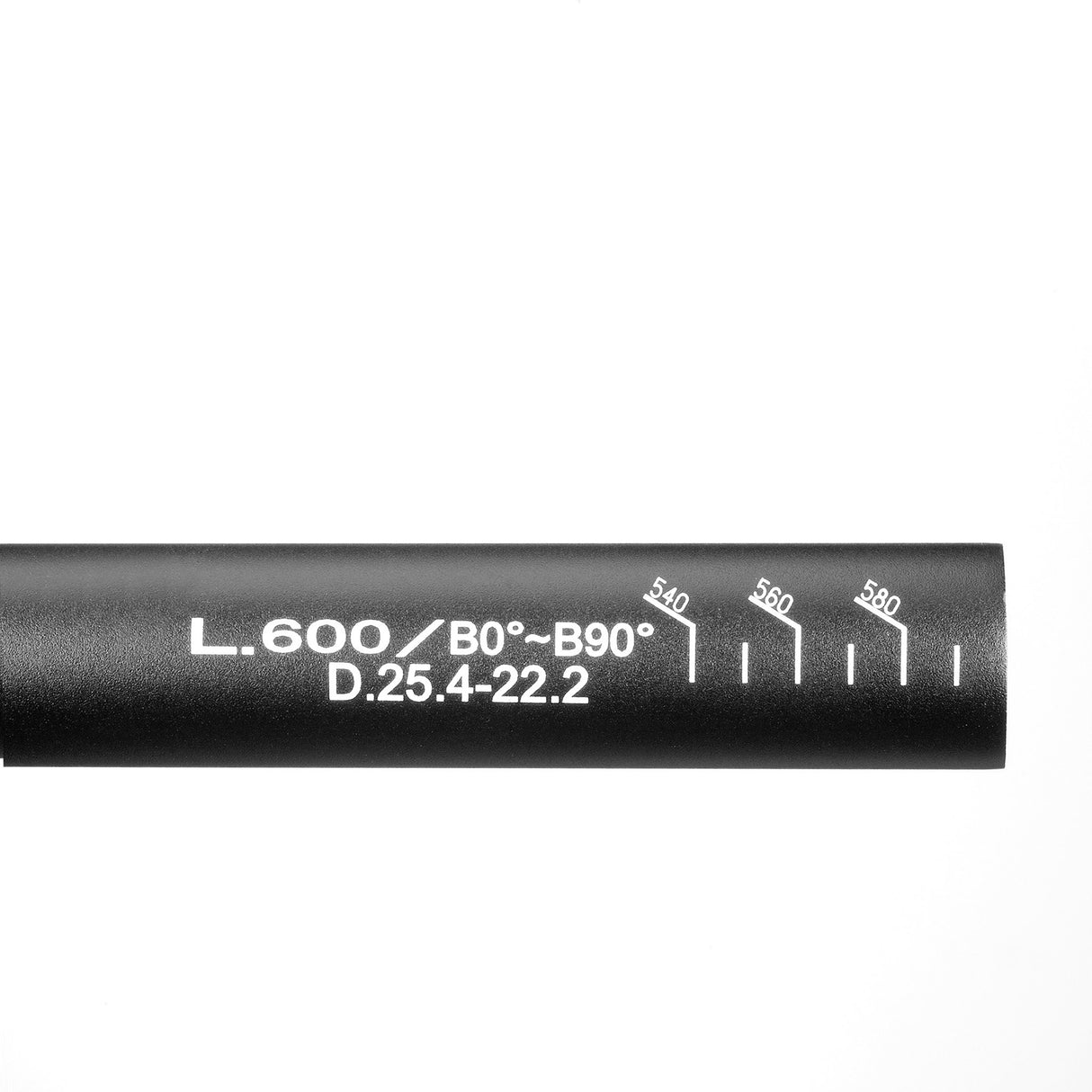 Guidon Ergotec ahs superlight 25.4 réglable noir