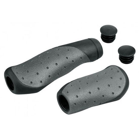 Ergotec jeu de poignées ohio 135 95mm noir gris