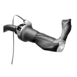Ergotec paire de poignées mf2 kraton aluminium 130 + 87 mm - noir