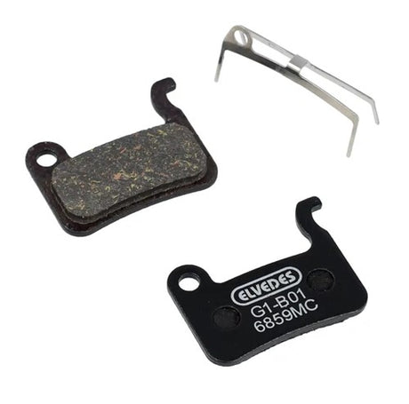 Jeu de plaquettes de frein à disque Elvedes - shimano - composé métallique en carbone (plaquettes semi-métalliques) - 1 paire