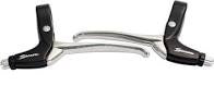 Frein Handle Set Rollerbrake 4-Pinger Black Silver 2 pièces