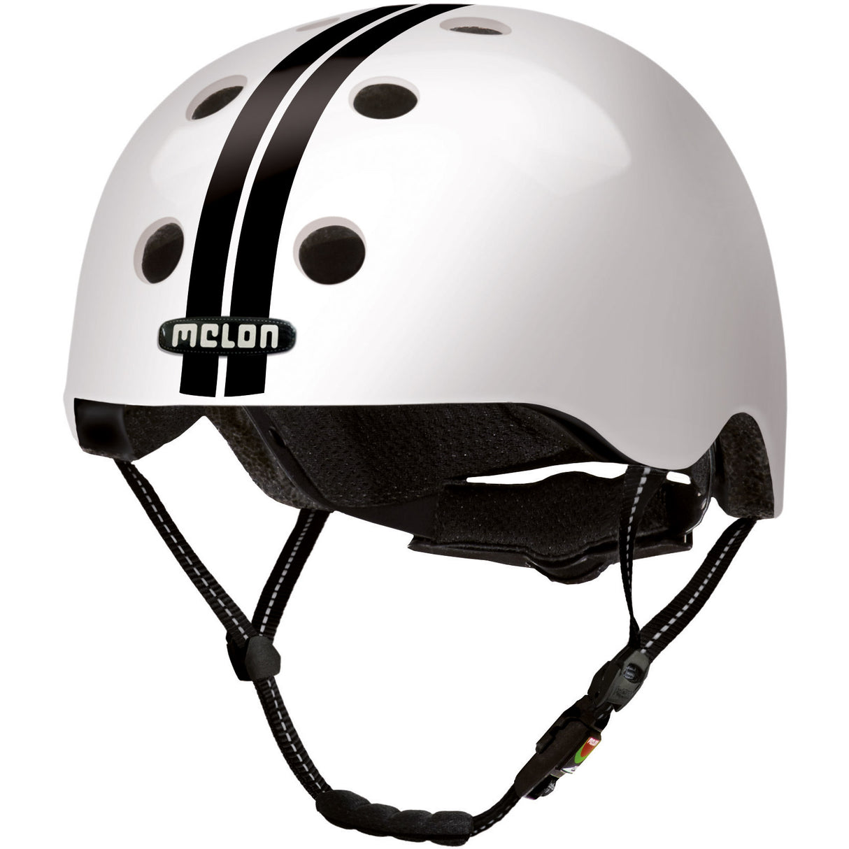 Melon Helm Urban Active Straight Black White M-l