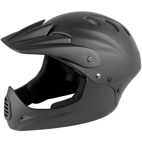 M-wave Downhill Bicycle Casque Unisexe Matte noir taille 58-61 cm