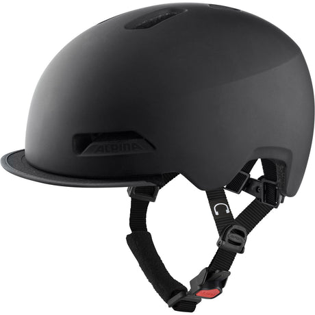 Olympic sportswear alpina sports casque urbain brooklyn 52-57 noir mat