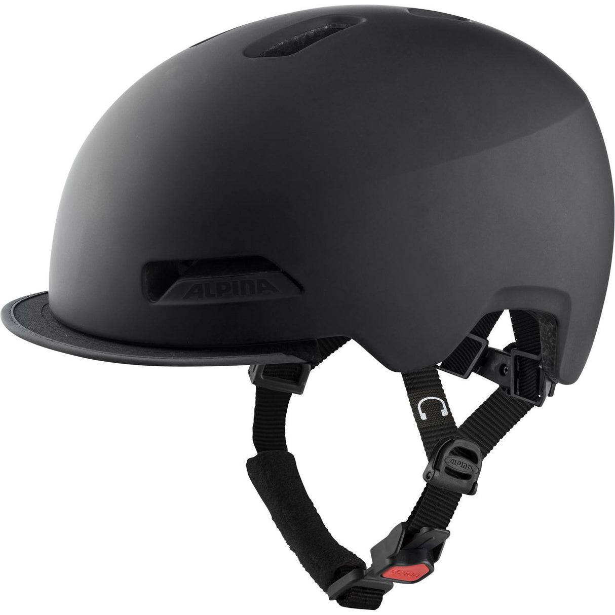 Alpina casque urbain sportif brooklyn 57-61 noir mat