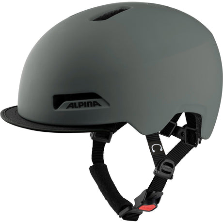 Olympic sportswear alpina sports casque urbain brooklyn 57-61 gris mat