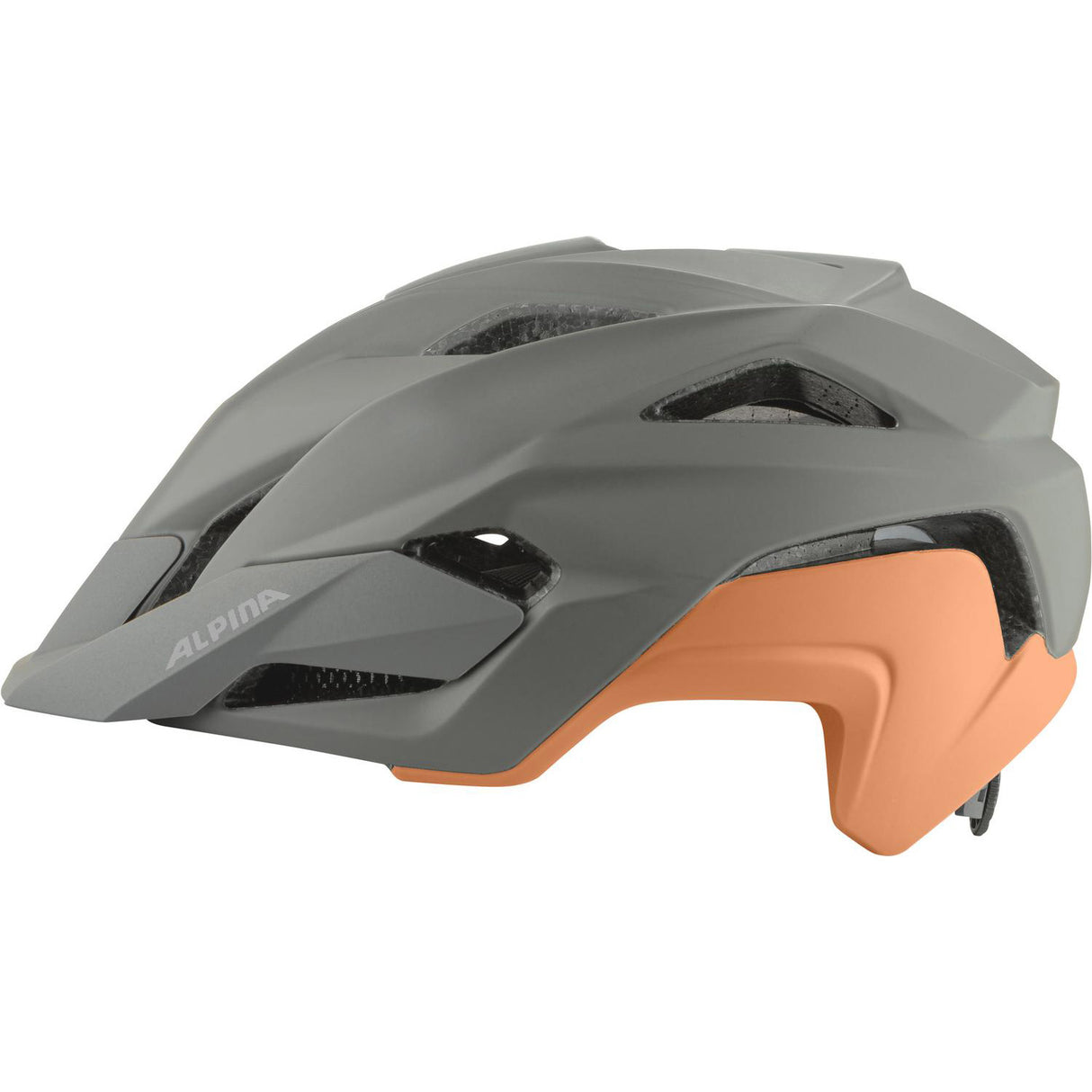 Alpina sports casque vtt kamloop 51-55 gris pêche mat