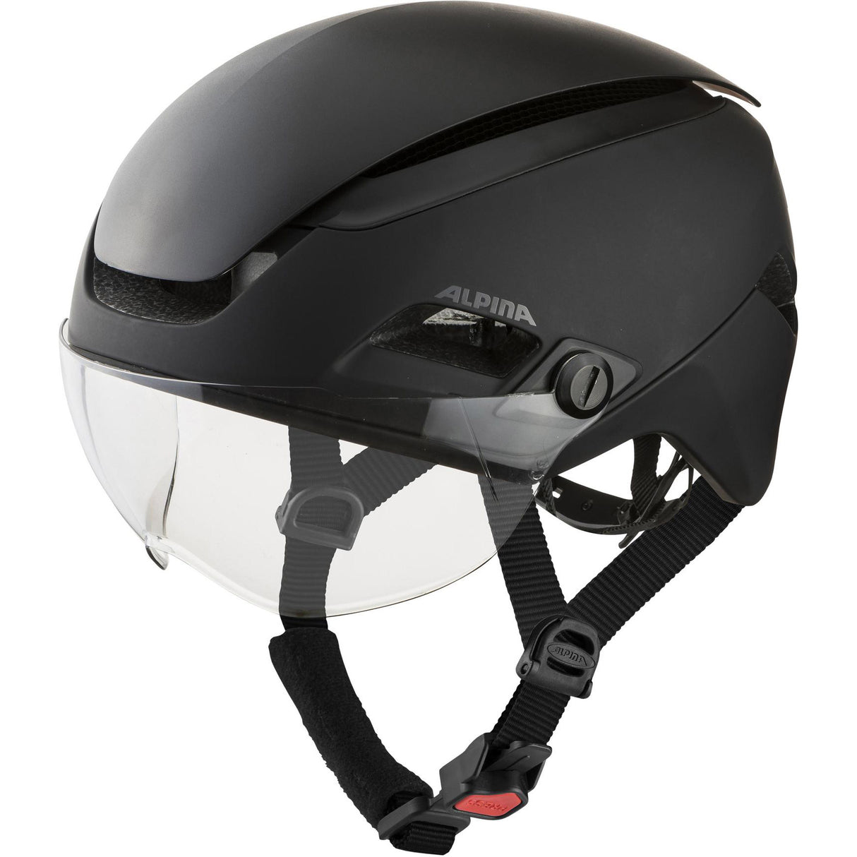 Alpina casque urbain sportif altona 52-57 noir mat