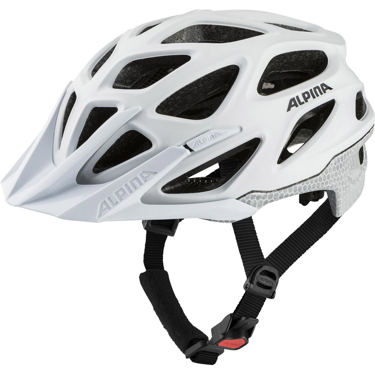 Alpina sports casque vtt mythos réfléchissant 52-57 blanc