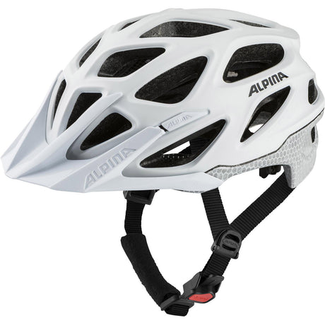 Alpina sports casque vtt mythos réfléchissant 52-57 blanc