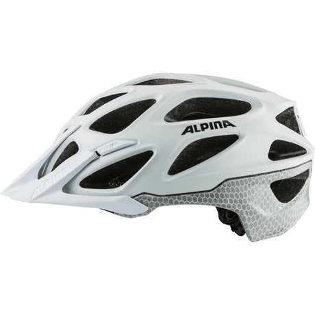 Alpina sports casque vtt mythos réfléchissant 52-57 blanc