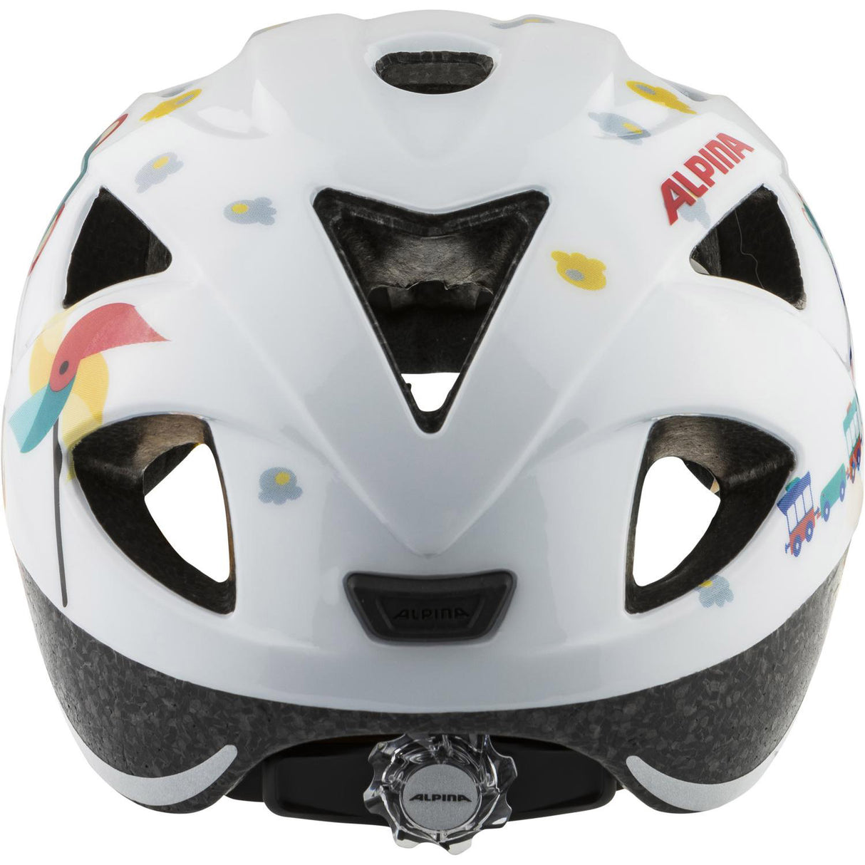 Alpina sports casque enfant ximo ours blanc 49-54 brillant