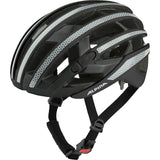 Alpina casque de course sportif ravel réfléchissant 51-56 noir brillant