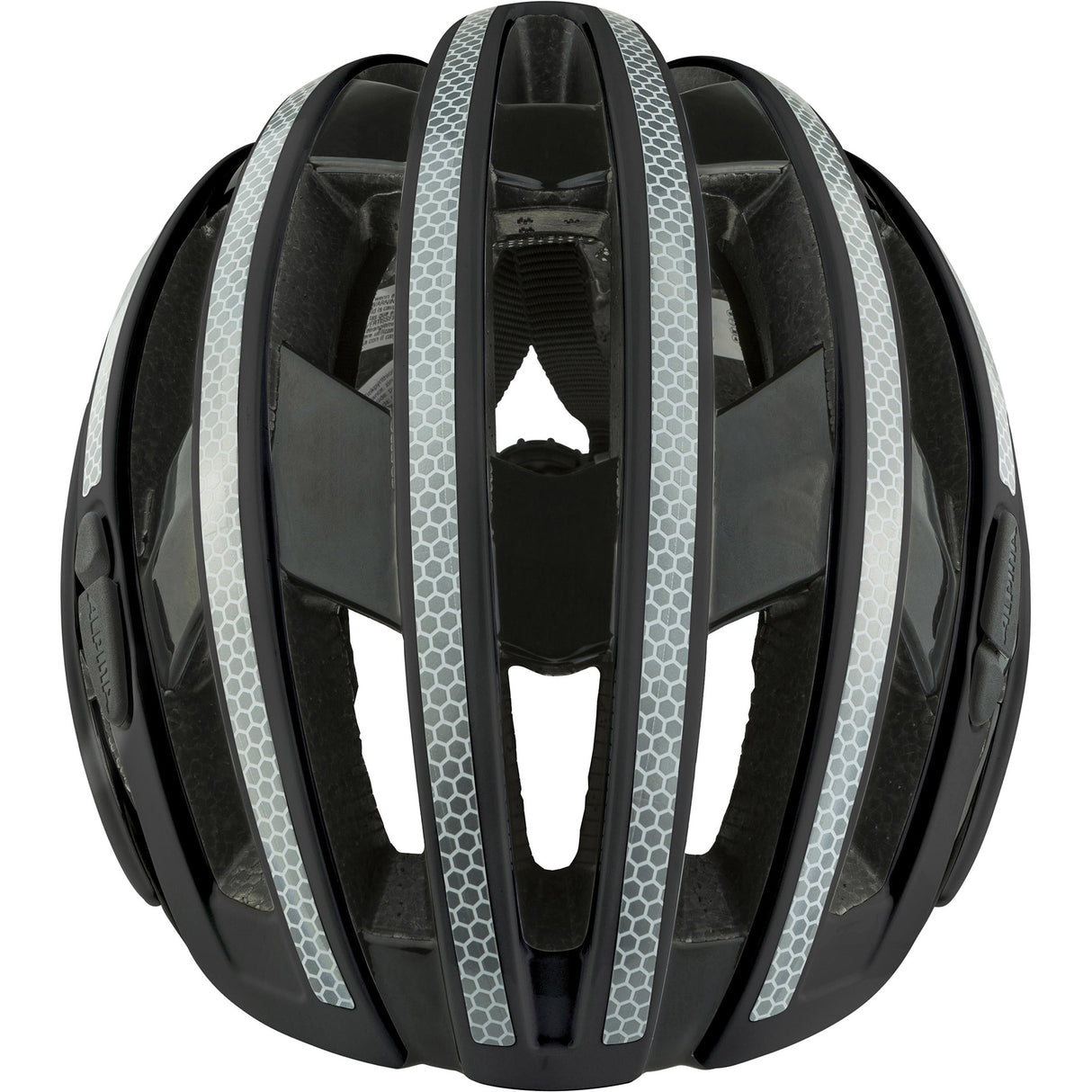 Alpina casque de course sportif ravel réfléchissant 51-56 noir brillant