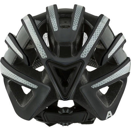 Alpina casque de course sportif ravel réfléchissant 51-56 noir brillant