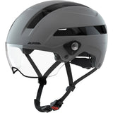 Alpina sports casque urbain soho visière 51-56 gris mat
