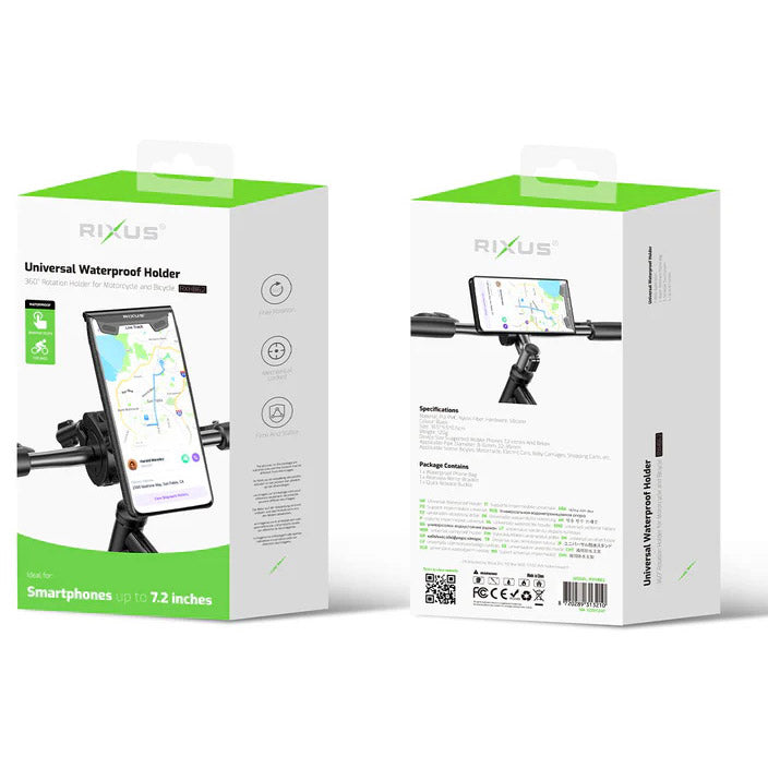 Support de téléphone Rixus pour vêtements de sport olympiques rxhb62 <7,2 rés. inclinable noir