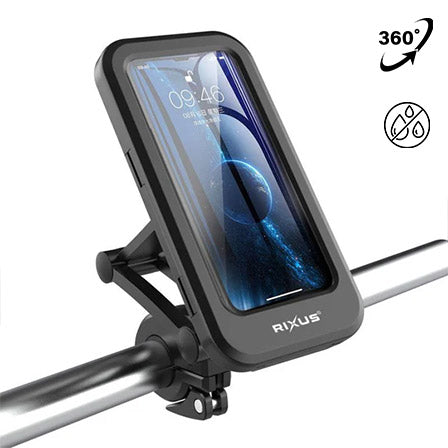 Support de téléphone Rixus pour vêtements de sport olympiques RXHM52 4-6.7, inclinaison étanche. noir