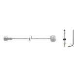 Câble intérieur de frein à tambour Elvedes 2250mm galvanisé avec pièces (sur carte)