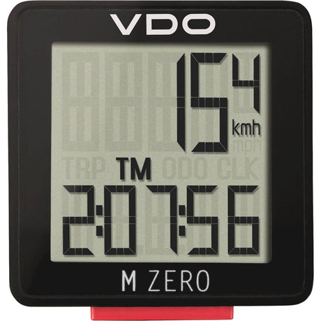 Ordinateur à vélo m zéro wr807 noir rouge -u