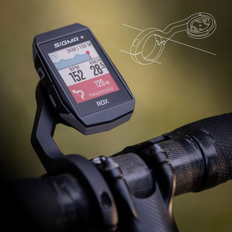 Sigma Rox 11.1 EVO GPS HR Set Set Sw Brourt Butler + Ant + BLE BORST + USB-C