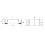 Marwi roulement à billes union max CB-438 6000V LLU 10x26x8