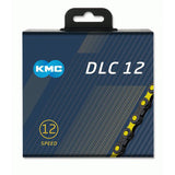 KMC Bicycle Chain DLC 12 - 126 Schakels (gul svart)