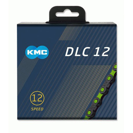 KMC Chain de vélo DLC 12 126 SCHAKELS - 5,2 mm - noir vert