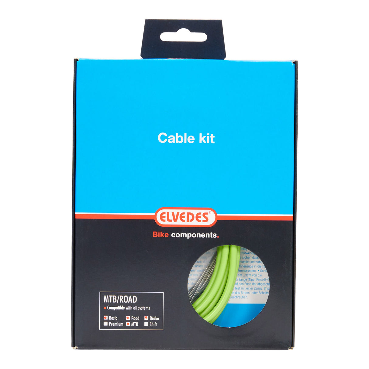 Elvedes Remkabel Kit atb Race Universal Green 2015015