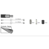 Elvedes Remkabel Kit atb Race Universal Green 2015015