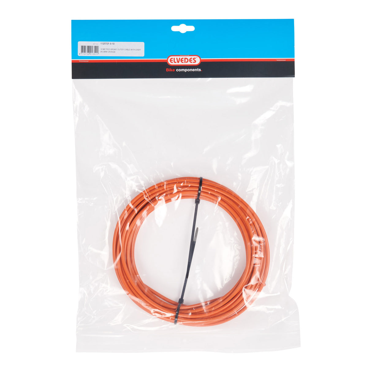 Elvedes rem Outder Cable 5 mm (10m) Oranje Liner 1125tef-9-10