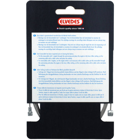 Elvedes Rem Binnenkabel 1350 mm Splitter de câble en acier inoxydable