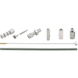 Ensemble de câbles d'engrenage Elvedes 1700 2250 mm Universal Sturmey Archer en acier inoxydable - Silver (sur carte)