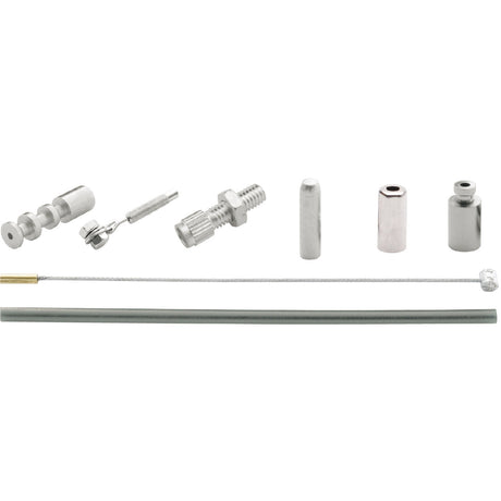 Ensemble de câbles d'engrenage Elvedes 1700 2250 mm Universal Sturmey Archer en acier inoxydable - Silver (sur carte)