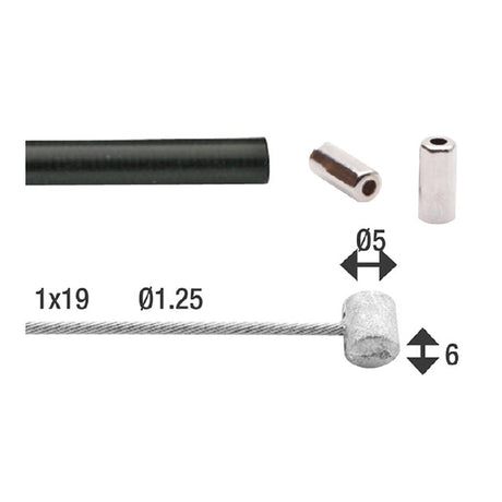 Gear Cable HM Universal Cpl. 6435