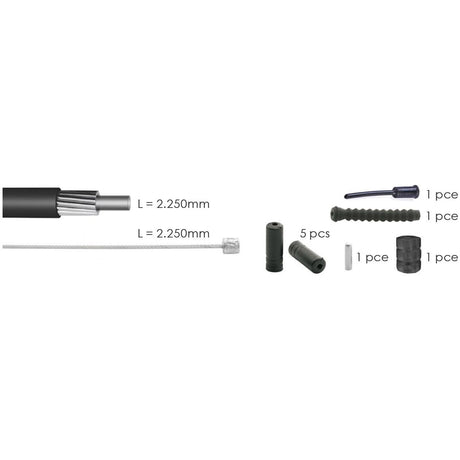 Elvedes Switch Cabel Kit Univ. Noir 2021040