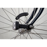 éclairage vélo AMS Constant acier rouge blanc 4 parties