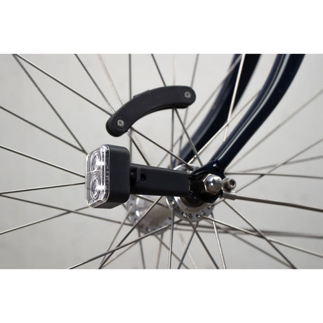 éclairage vélo AMS Constant acier rouge blanc 4 parties